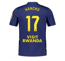 Atletico Madrid David Hancko #17 Koszulka Wyjazdowa 2025-26 Krótki Rękaw